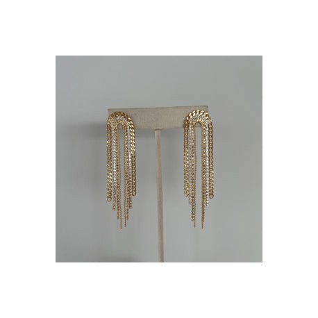 Stripe Gold Chandelier