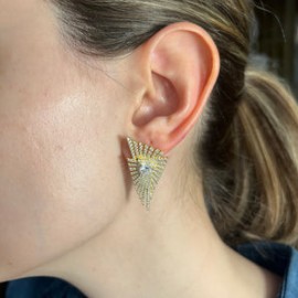 Evening Gold Studs