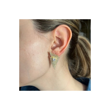 Evening Gold Studs