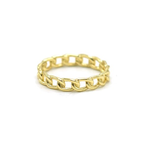 Gold Basic Chain Ring