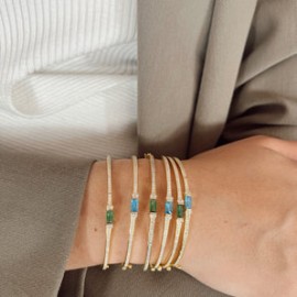 Color Stone Bangle