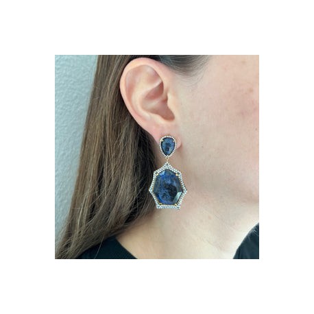Deep Blue Ocean Earrings