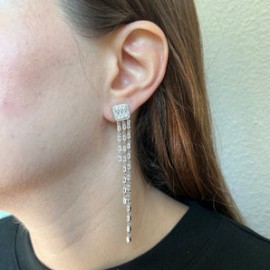 Rain Silver Earrings