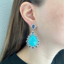 Turquoise Dream Formal Earrings