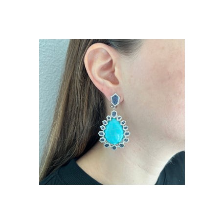Turquoise Dream Formal Earrings