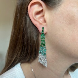 River Cascade Formal Earrings