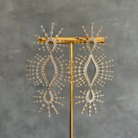 Modern Chandelier (gold & silver)