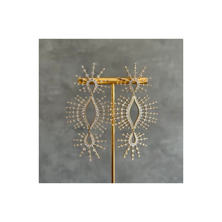 Modern Chandelier (gold & silver)