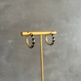 Candy Black Color Hoop