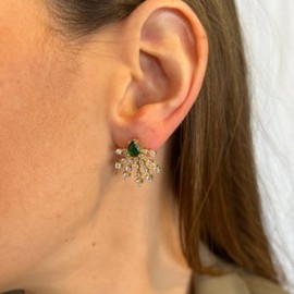 Emerald Spike Formal Studs