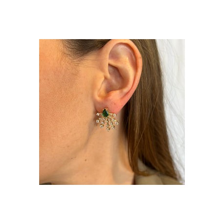 Emerald Spike Formal Studs