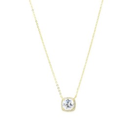 Big Clear Stone Necklace