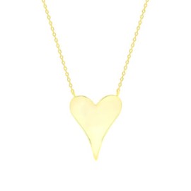Gold Bold Heart Necklace