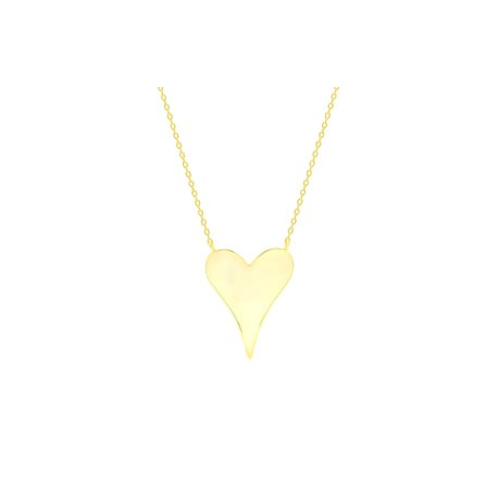 Gold Bold Heart Necklace