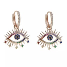 Eye Rainbow Hoops