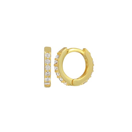 Diamond CZ Mini Hoop