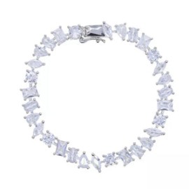 Multi Stone Silver Bracelet