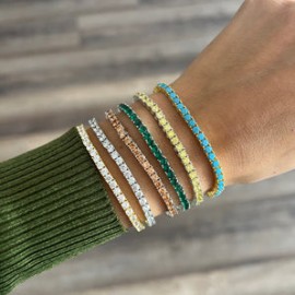 Colorful Tennis Bracelet