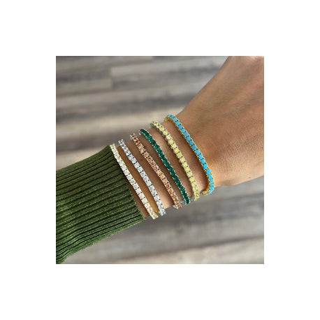 Colorful Tennis Bracelet