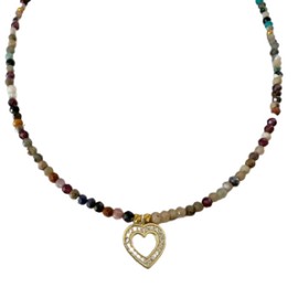 Charm Natural Stone Necklace
