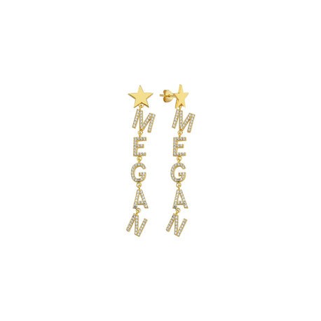Star Name Earrings