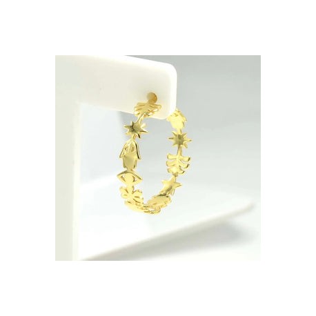 Symbol Gold Hoops