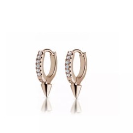 Rose Gold Cz Spike