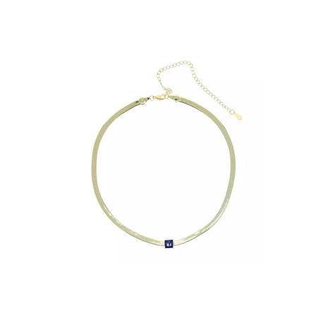 Sapphire Gold Necklace