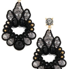 Beaded Teardrop Earring