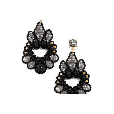 Beaded Teardrop Earring