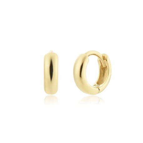 Gold Plain Mini Huggies