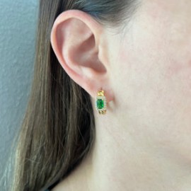 Formal Emerald Rope Hoop