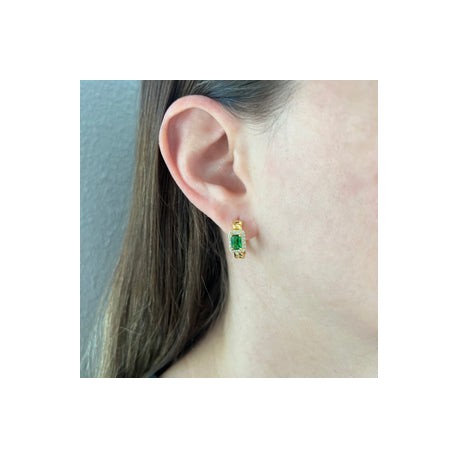 Formal Emerald Rope Hoop