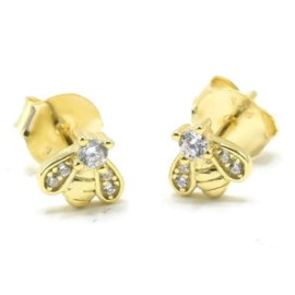 Mini Bee Studs (gold & silver)