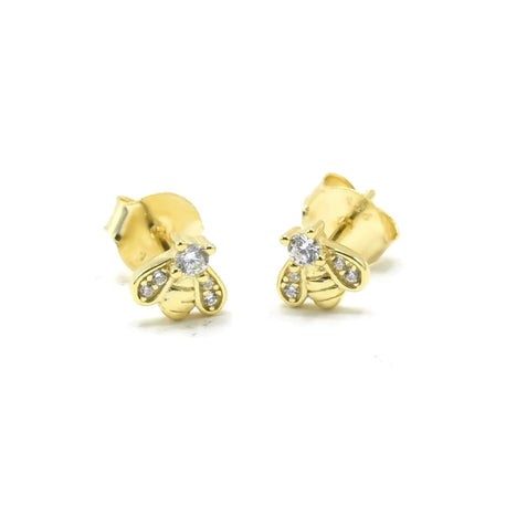 Mini Bee Studs (gold & silver)