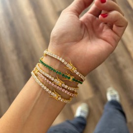 PERSONALIZED TENNIS BRACELET