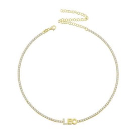 Diamond Name Choker